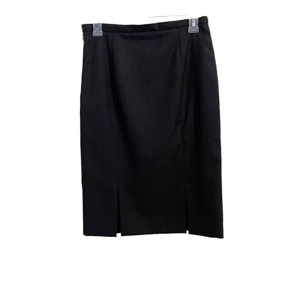 Women's Pendleton Virgin Wool Career Gray Skirt Size 2P - Picture 2 of 8